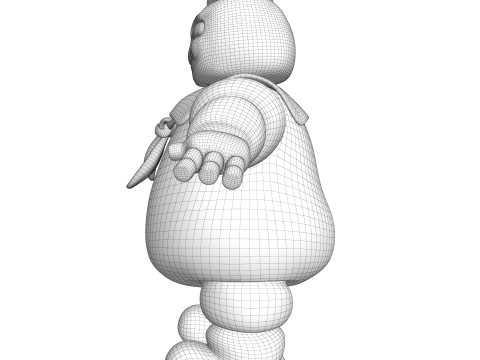 Stay Puft Marshmallow Man Ghostbusters 3Dモデル