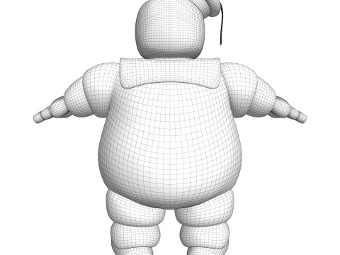 Stay Puft Marshmallow Man Ghostbusters 3Dモデル