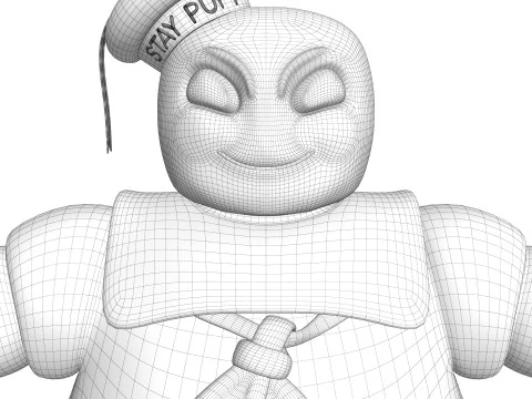 Stay Puft Marshmallow Man Ghostbusters 3D Model