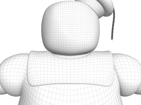 Stay Puft Marshmallow Man Ghostbusters 3Dモデル