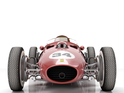 Ferrari Dino F1 1958 Modelo 3D