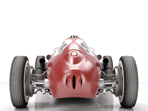 Ferrari Dino F1 1958 Modelo 3D