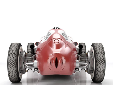 Ferrari Dino F1 1958 3D Model