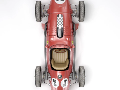 Ferrari Dino F1 1958 3D Model