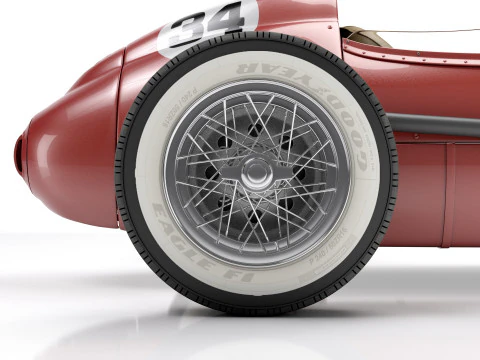 Ferrari Dino F1 1958 3D Model