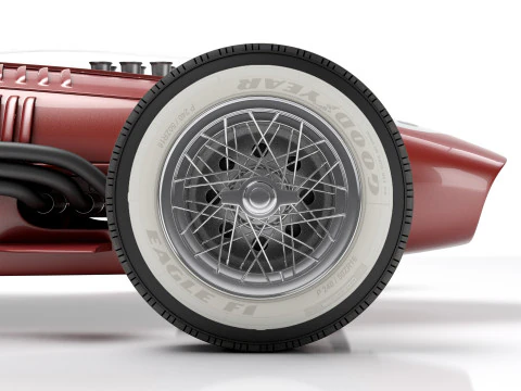 Ferrari Dino F1 1958 3D Model