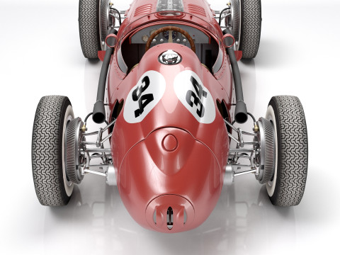 Ferrari Dino F1 1958 Modelo 3D