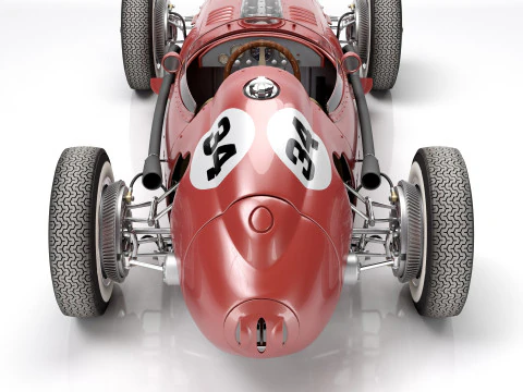 Ferrari Dino F1 1958 3D Model