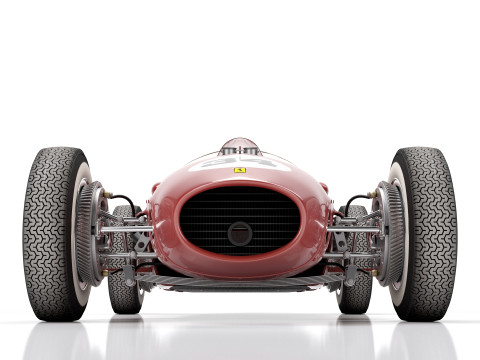 Ferrari Dino F1 1958 Modelo 3D