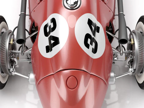Ferrari Dino F1 1958 3D Model