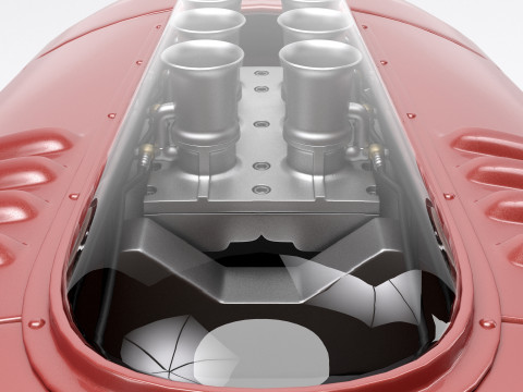 Ferrari Dino F1 1958 Modelo 3D