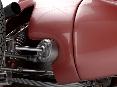 Ferrari Dino F1 1958 3D Model