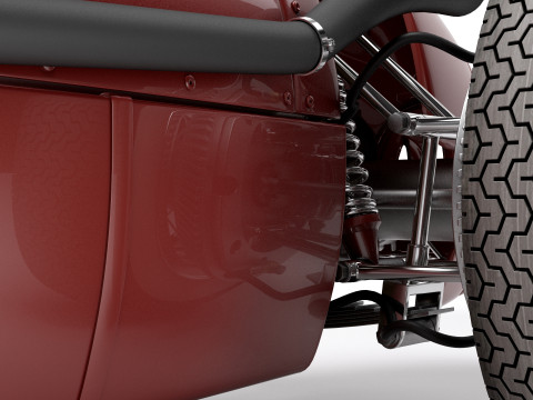 Ferrari Dino F1 1958 Modelo 3D