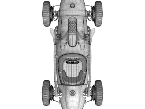 Ferrari Dino F1 1958 3D Model