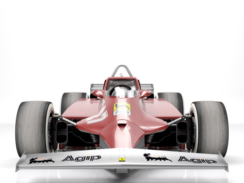Ferrari F1 126 CK 1980 Modello 3D