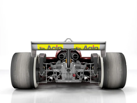 Ferrari F1 126 CK 1980 3D Model