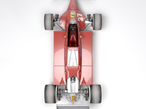 Ferrari F1 126 CK 1980 Modello 3D