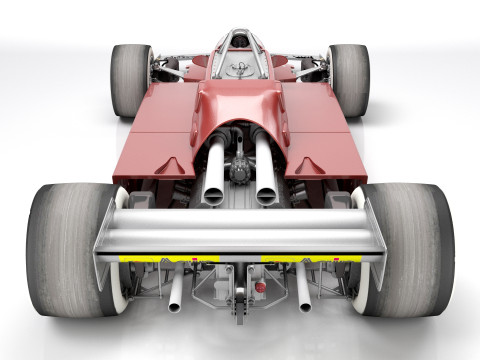 Ferrari F1 126 CK 1980 Modello 3D