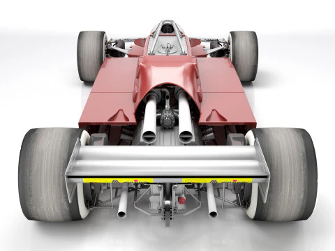 Ferrari F1 126 CK 1980 3D Model