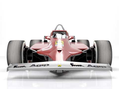 Ferrari F1 126 CK 1980 Modello 3D