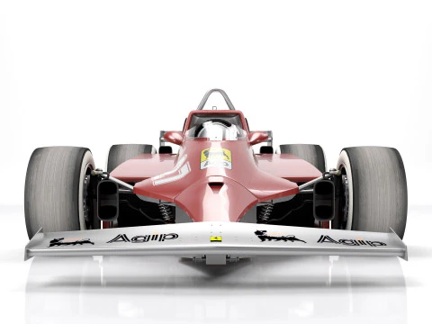 Ferrari F1 126 CK 1980 3D Model