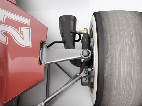 Ferrari F1 126 CK 1980 3D Model