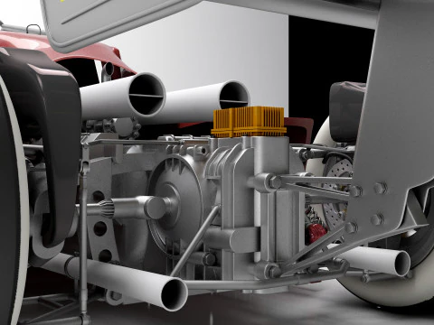 Ferrari F1 126 CK 1980 3D Model