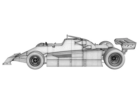 Ferrari F1 126 CK 1980 3D Model