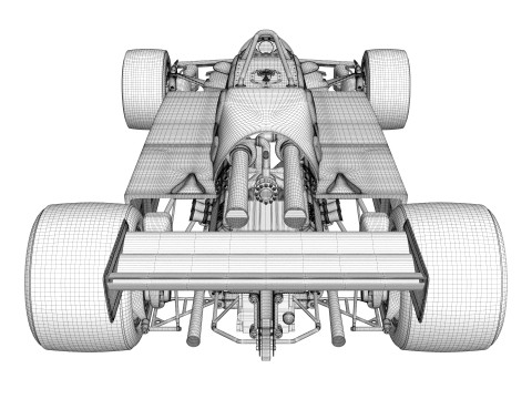 Ferrari F1 126 CK 1980 Modello 3D