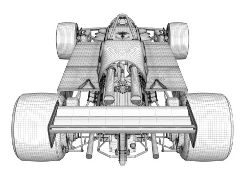 Ferrari F1 126 CK 1980 3D Model