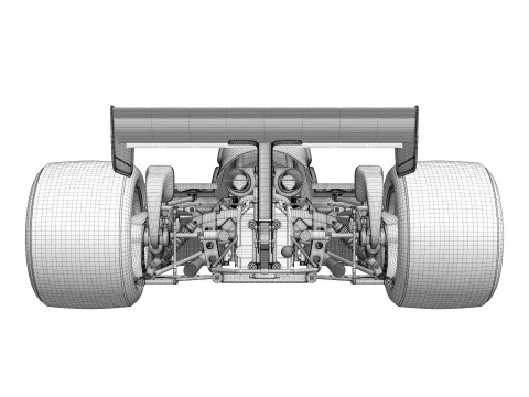 Ferrari F1 126 CK 1980 3D Model
