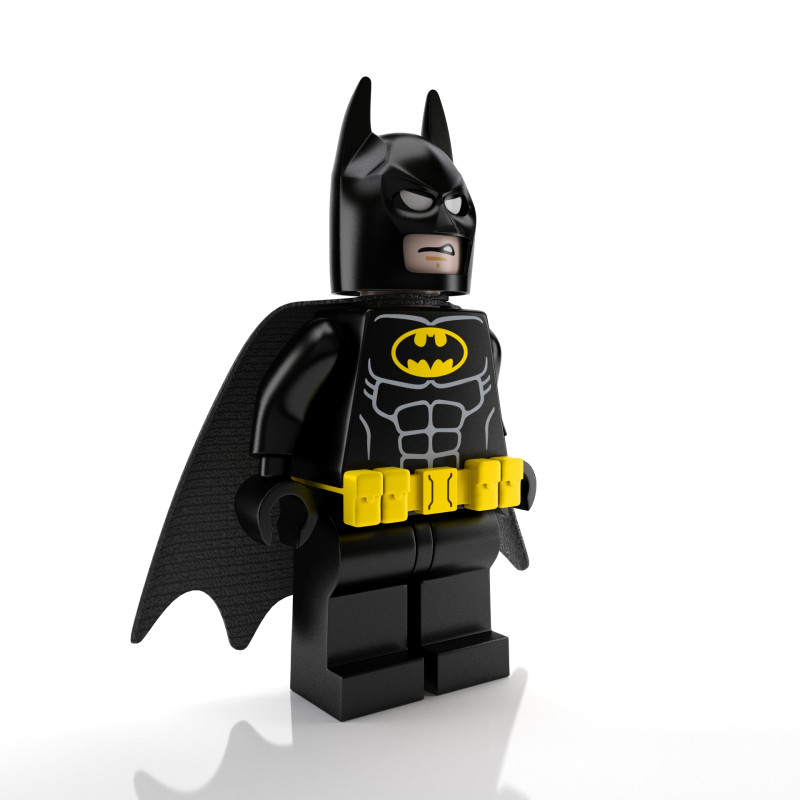 Lego Batman Modelo 3D .c4d .max .obj .3ds .fbx .stl .blend 