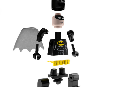 Lego Batman Modelo 3D
