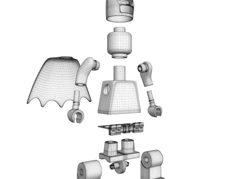 Lego Batman Modelo 3D