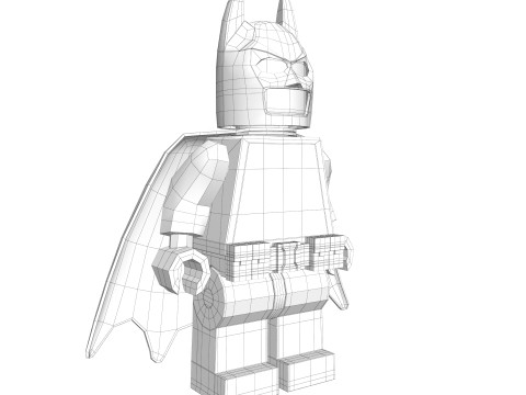 Lego Batman Modelo 3D