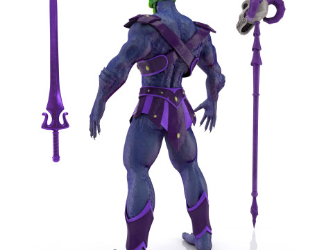 Masters of the Universe Skeletor 3D Модель