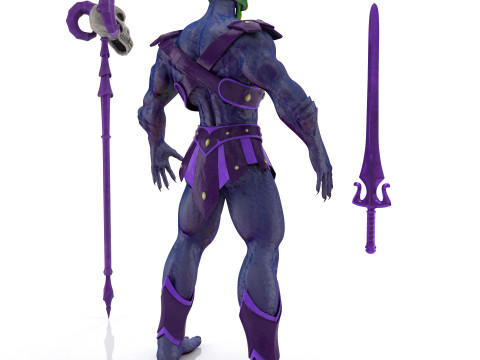 Masters of the Universe Skeletor 3D Модель