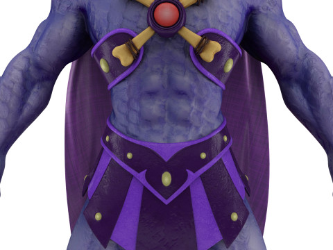 Masters of the Universe Skeletor 3D Модель