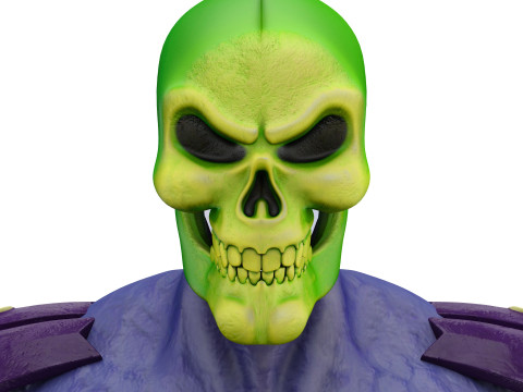 Masters of the Universe Skeletor 3D Модель