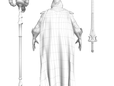 Masters of the Universe Skeletor 3D Модель