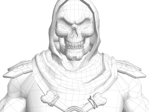 Masters of the Universe Skeletor 3D Модель