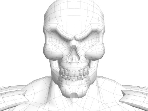Masters of the Universe Skeletor 3D Модель