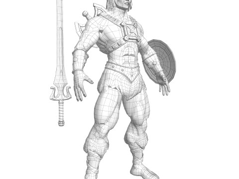 Masters of the Universe He-Man 3D Модель