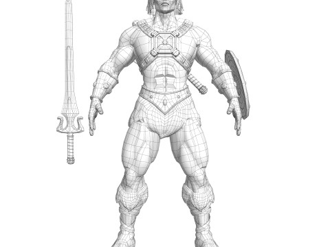 Masters of the Universe He-Man 3D Модель