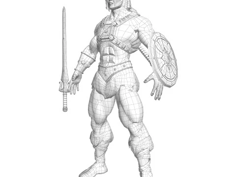 Володарі Всесвіту He-Man 3D Модель