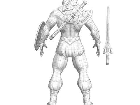 Володарі Всесвіту He-Man 3D Модель