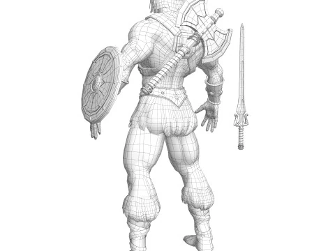 Володарі Всесвіту He-Man 3D Модель