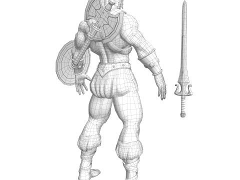 Masters of the Universe He-Man 3D Модель