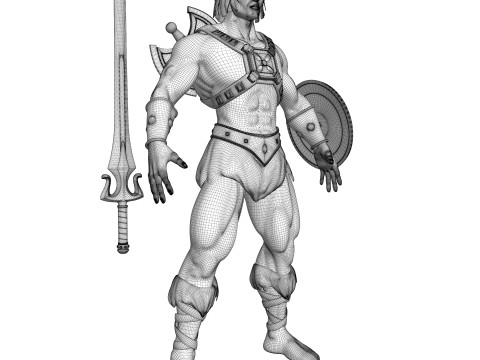 Masters of the Universe He-Man 3D Модель