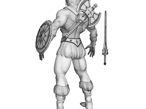 Володарі Всесвіту He-Man 3D Модель